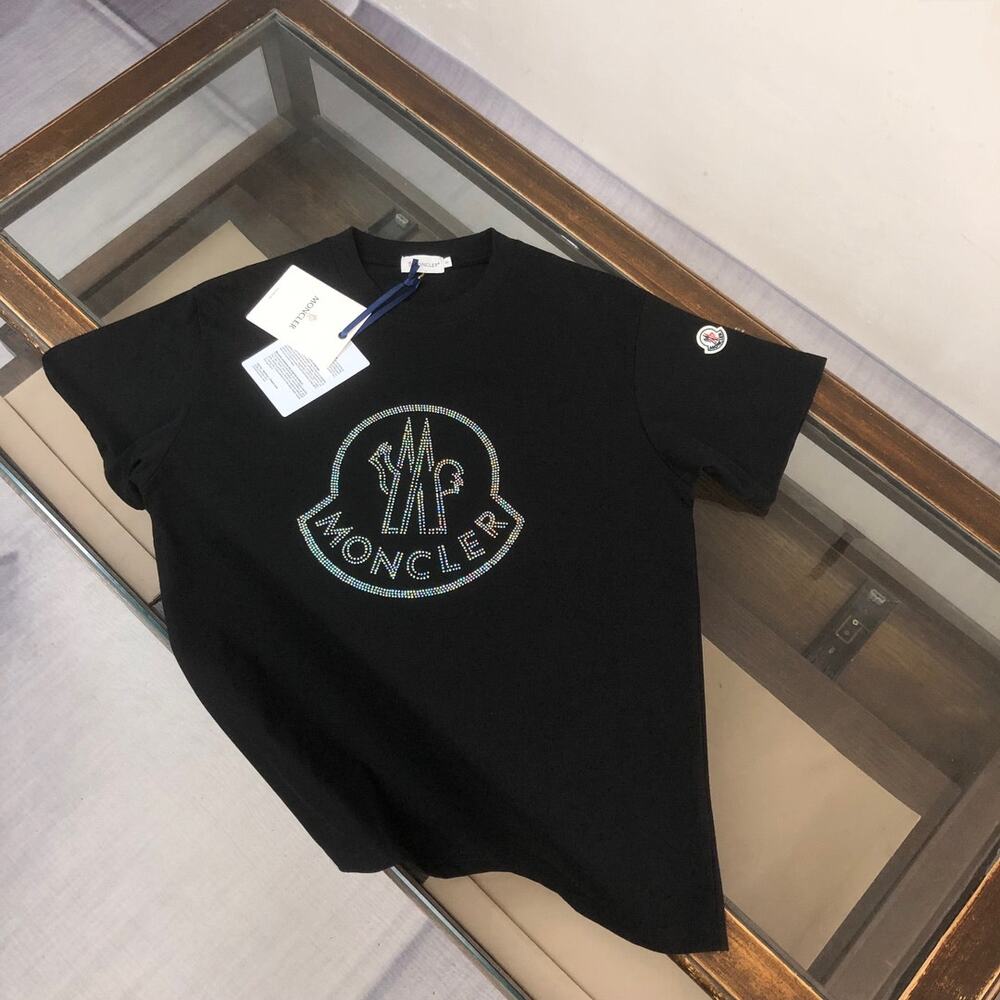 Moncler Men's Black Short Sleeve